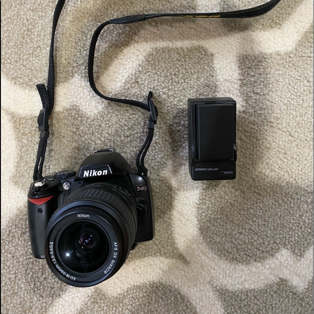 Nikon Camera with Battery Charger